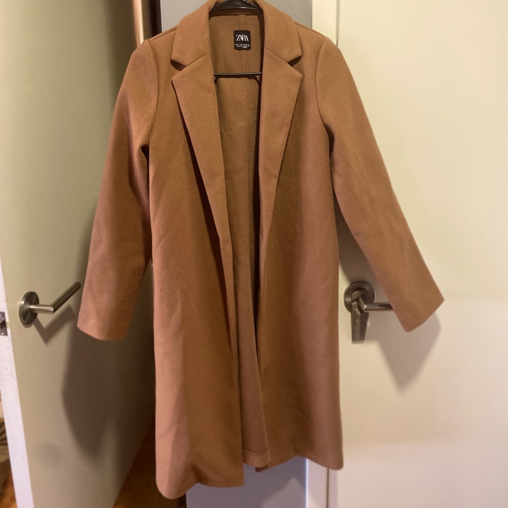 Zara long Lapel coat